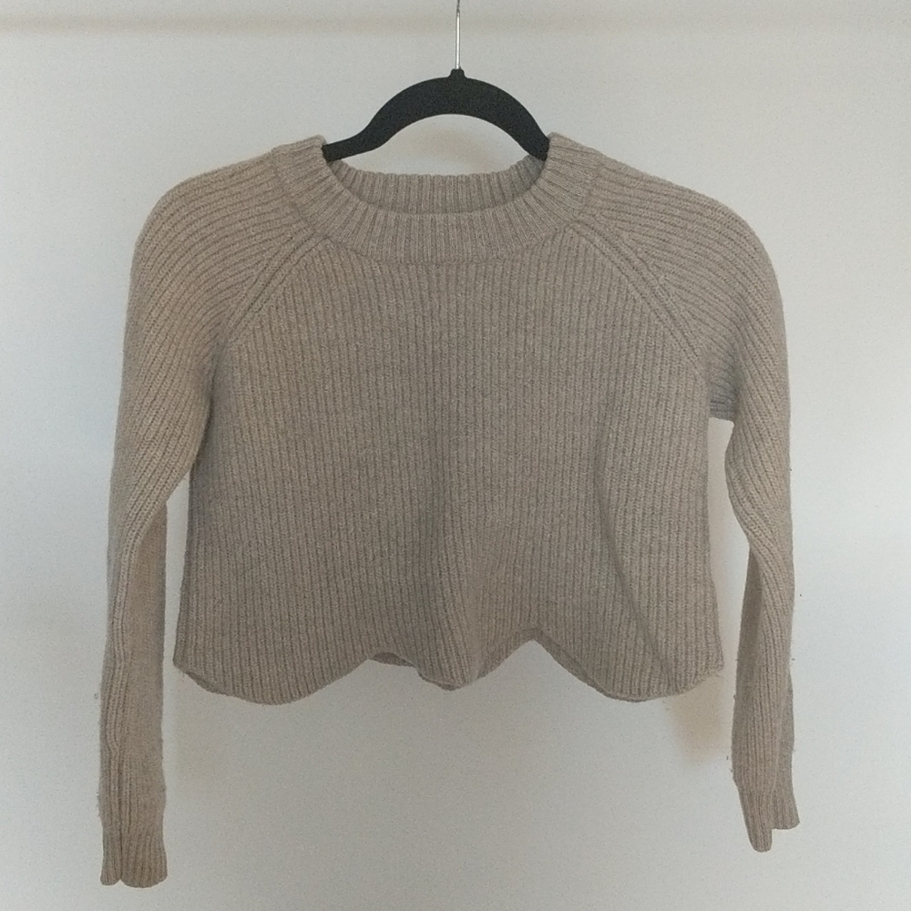Women's Aritzia Wilfred Crop Sweater Small